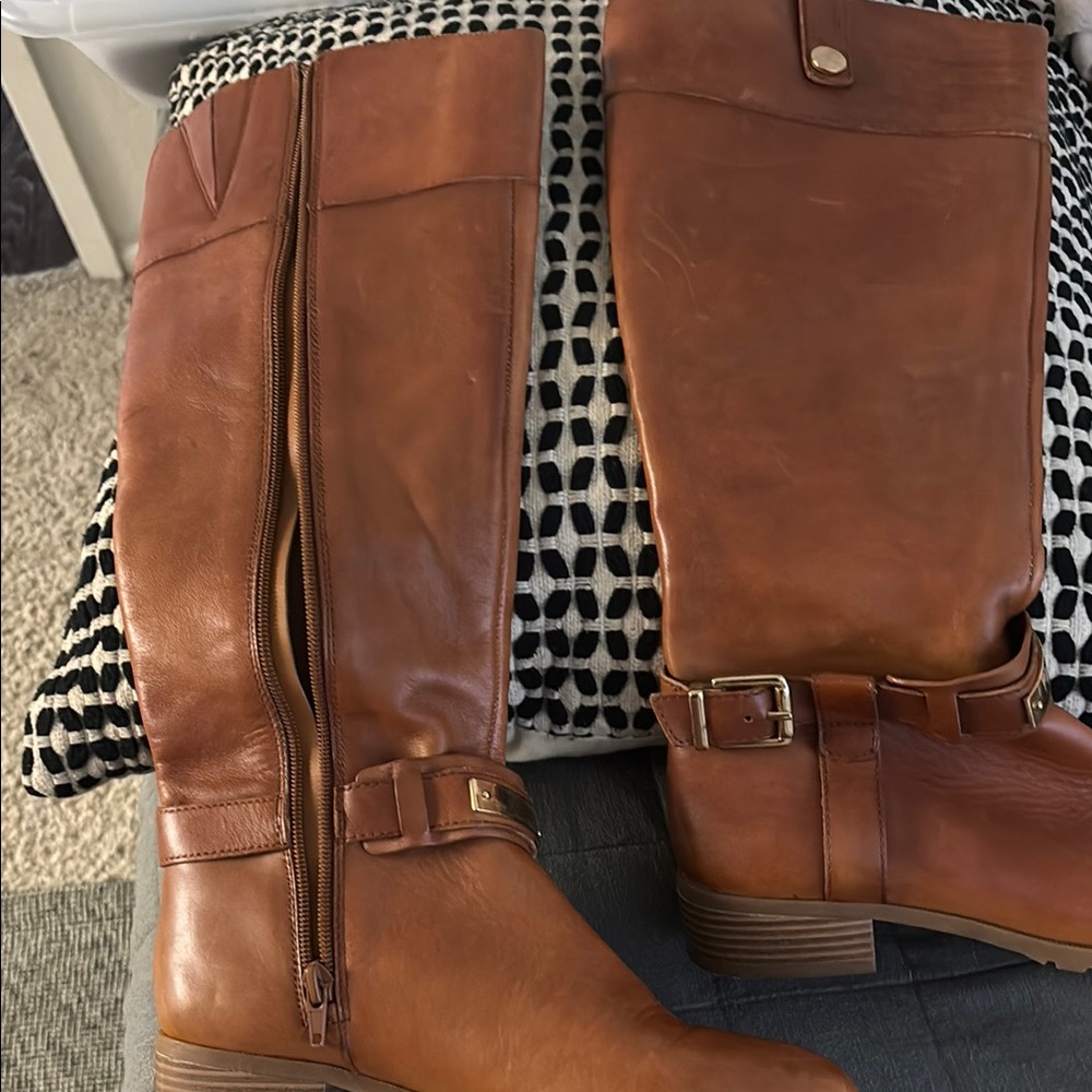 INC International Concepts Tan Leather Boots